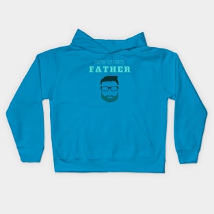 Funny One Lucky Father design for lucky dads Kids Hoodie